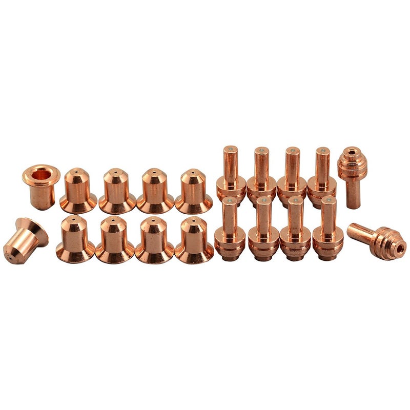 RIVERWELD Plasma Electrode 176655 and Plasma Tips Nozzle 176656 for Miller ICE-25C ICE-27C ICE-27T Plasma Cutter Torch 20pcs - Image 1